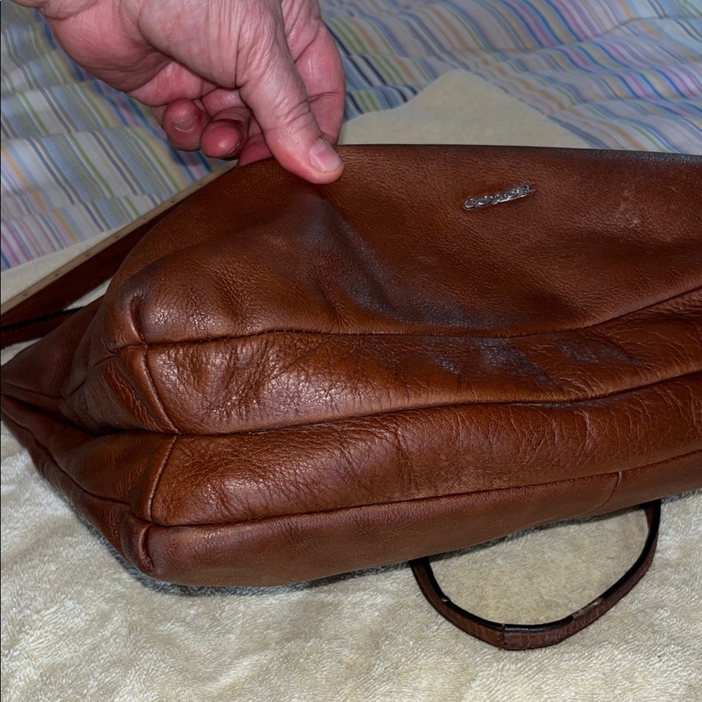 Coach‎ Madison Hobo Large Brown Leather Hobo Shoulder Tote Bag  No. K1360-27858 - Picture 8 of 12